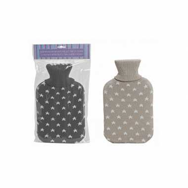 Warme maxi kruik met hoes twee liter beige