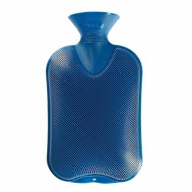 Warmwarme kruik blauw 2 liter