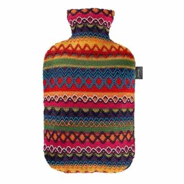 Warmwarme kruik gekleurd 2 liter