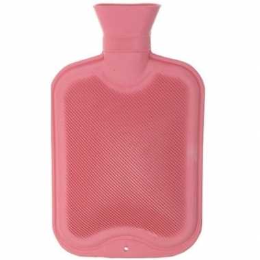 Warmwarme kruik roze 2 liter