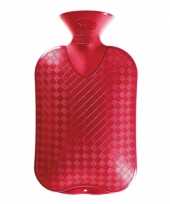 Warmwarme kruik rood 2 liter